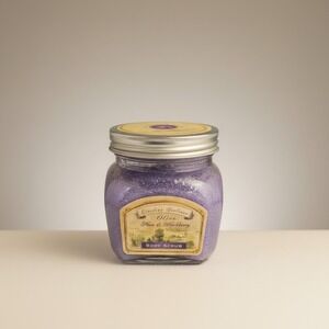 A Cheerful Giver Giardino Italiano Plum & Blackberry Olive Body Scrub Purple Jar